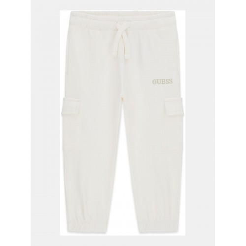 GUESS παντελόνι φόρμας παιδικό K5YQ16KA6R4-G012 λευκο GUESS παντελόνι φόρμας παιδικό K5YQ16KA6R4-G012 λευκο